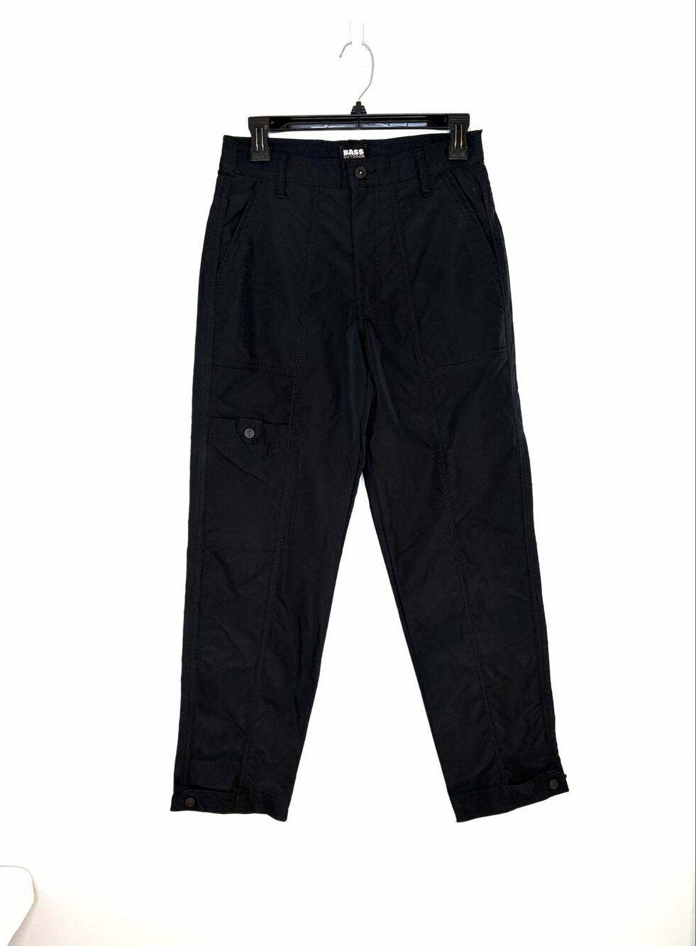 Bass Outdoor Cargo Pants Women’s Sz 2 Snap Button Outdoors Hiking Adventure